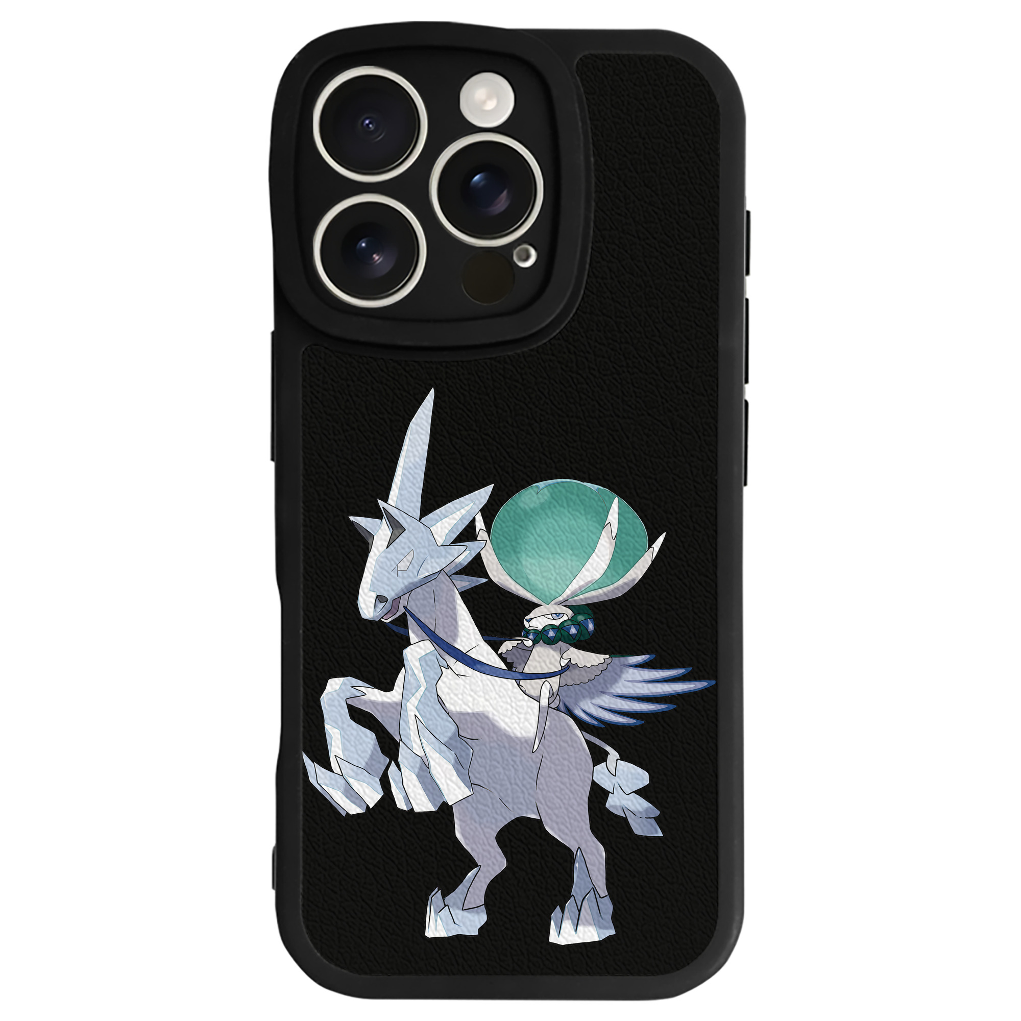 （画像用） ポケットモンスター Pokémon 【iPhone 16シリーズ対応】シリコンスマホケース（レザー調） 材質：シリコン